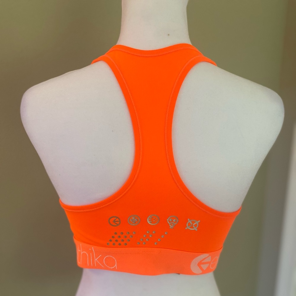 Ethika RARE Neon Orange Sports Bra size L